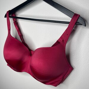 NWOT Avenue Underwire Dark Mauve and Pink Lace Bra 38DDD